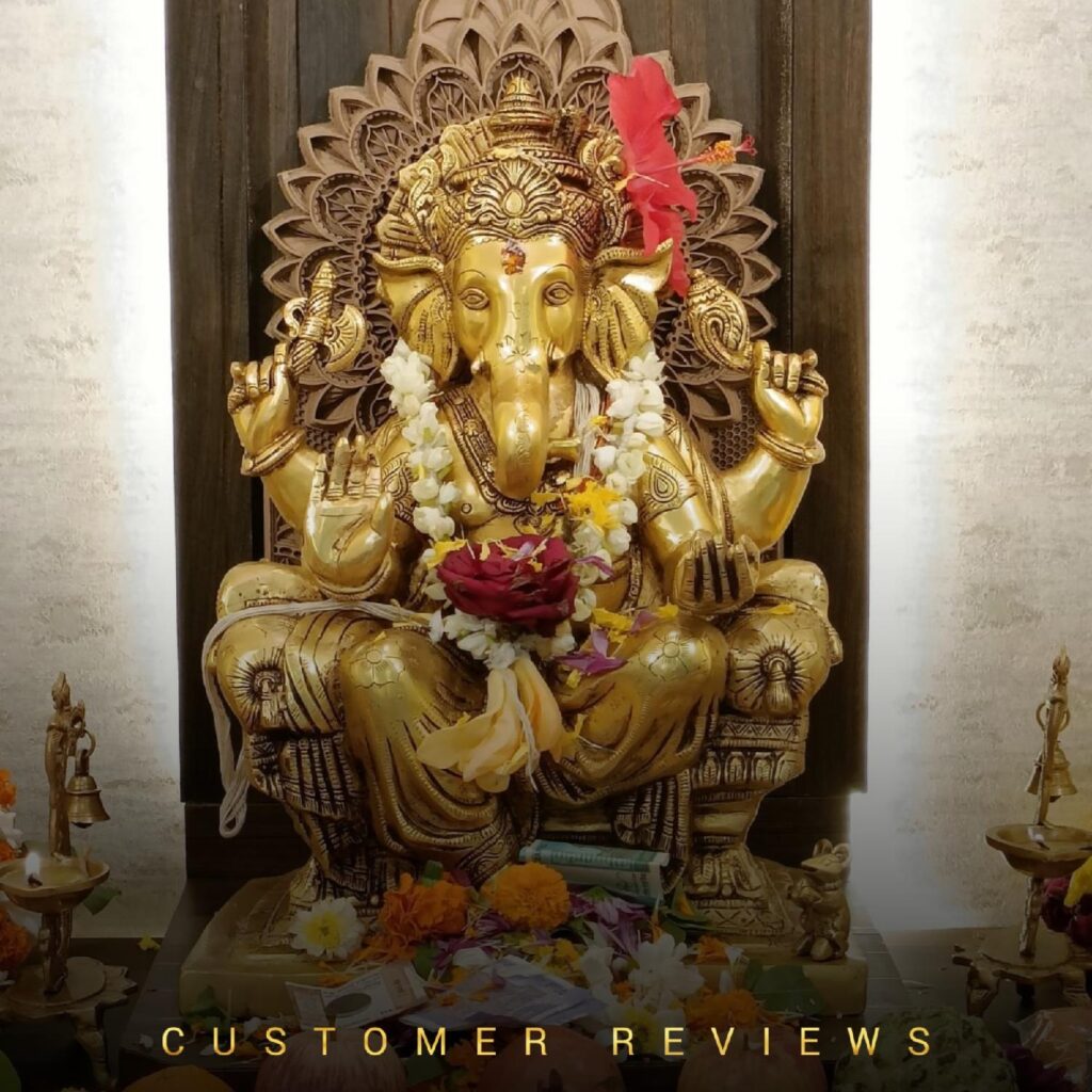 brass ganesh murti