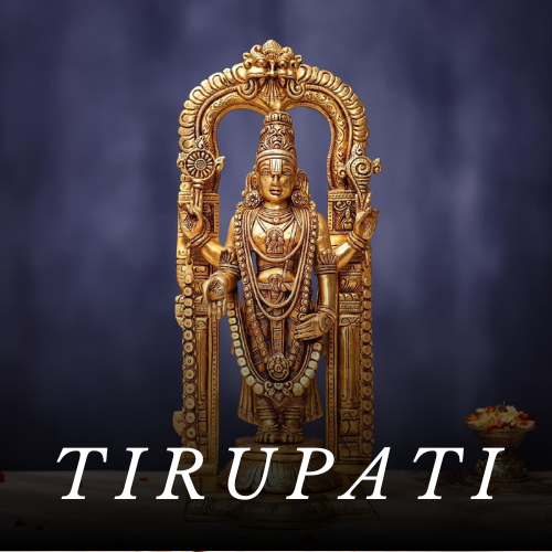 brass tirupati idol