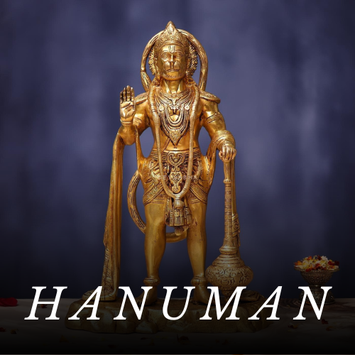 brass hanuman idol
