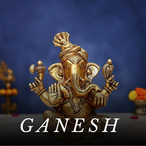 BRASS GANESH IDOL