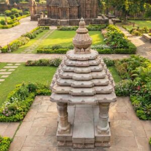 7 Feet Handcrafted Stone Temple Mandir