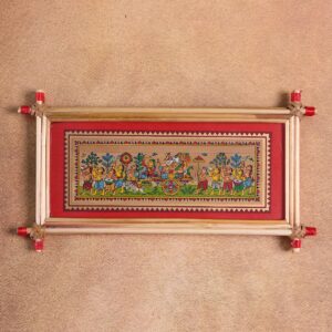 Ganesh Rath Yatra Palm Leaf Art – Tala Patra Chitra Wall Hanging
