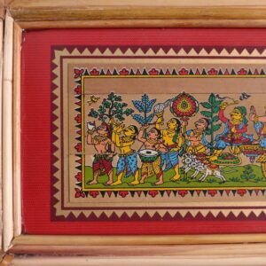 Ganesh Rath Yatra Palm Leaf Art – Tala Patra Chitra Wall Hanging
