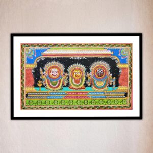 Jagannath Balabhadra Subhadra Pattachitra painting Odisha traditional art