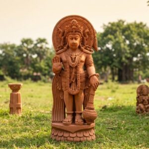 Sandstone Hanuman Murti – 4 Feet Standing Handcrafted Statue
