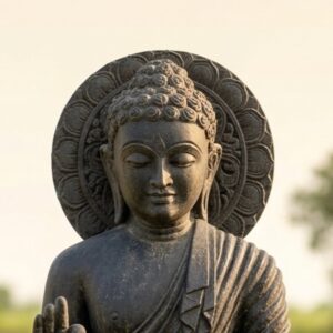 Blackstone Buddha Idol – Handcrafted For Home & gardens