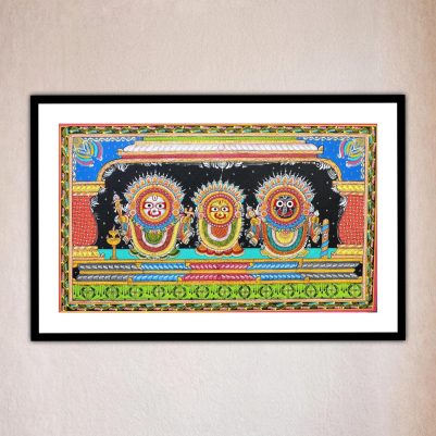 Jagannath Balabhadra Subhadra Pattachitra painting Odisha traditional art