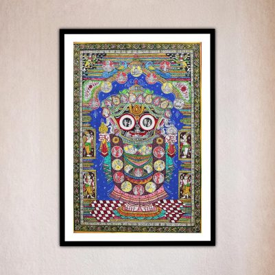 Jagannath Mahaprabhu Pattachitra Painting - Traditional Odisha Temple Art