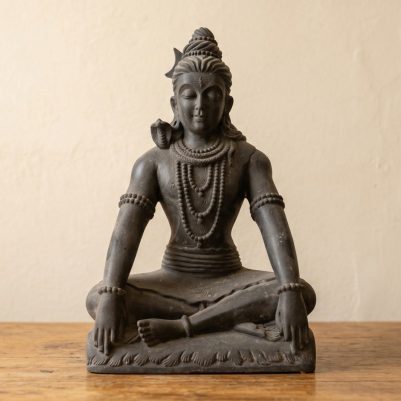 black stone shiva idol